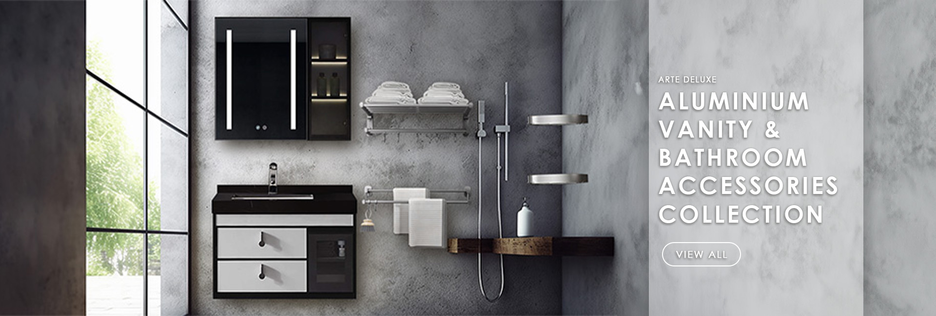 Aluminum Vanity and Bath Collection